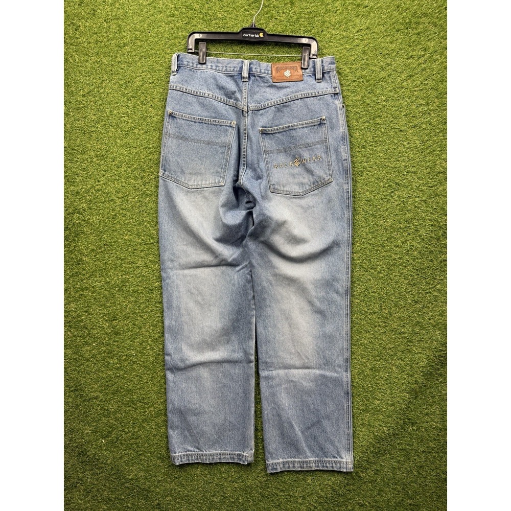 Rocawear Baggy Jeans Mens 36x34 Southpole Wide Leg JNCO 90s Grunge Streetwear